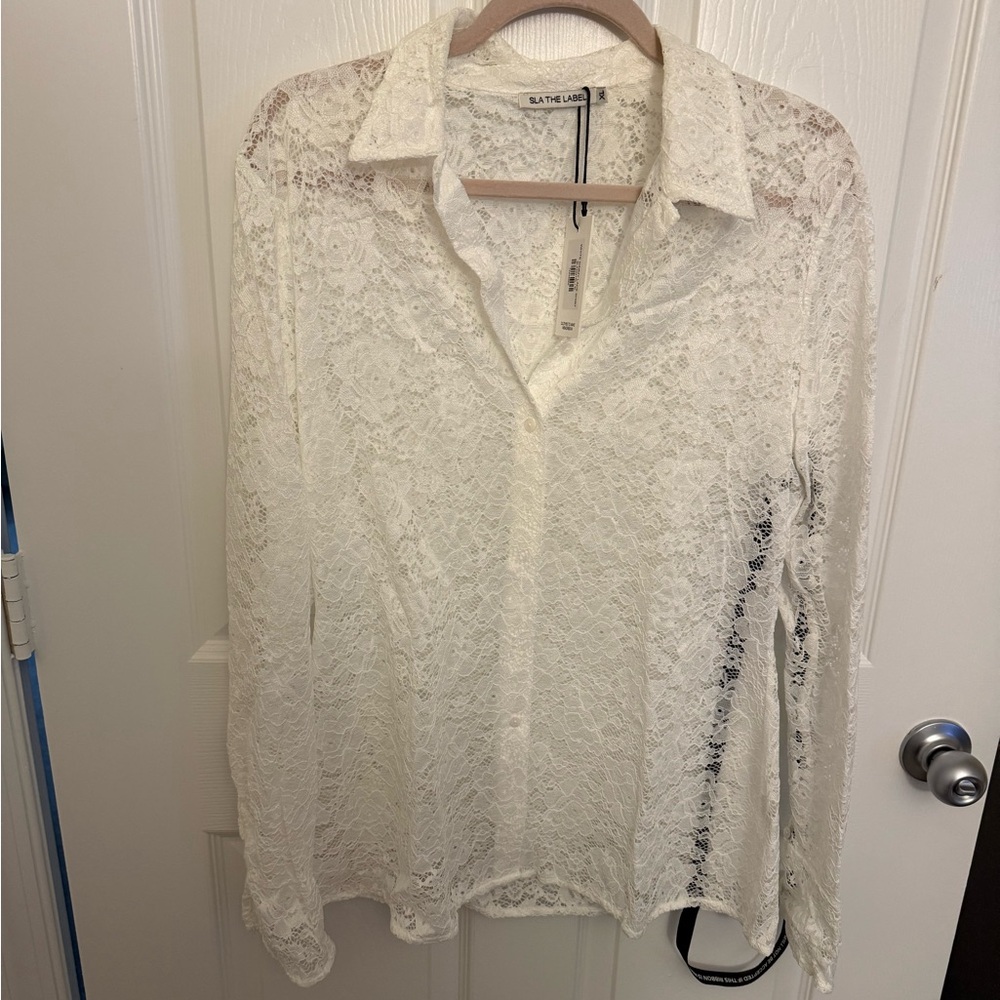 SLA the label lace shirt